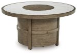 Rainier Ranch - Beige - Round Fire Pit Table Fashion