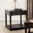 Meredith - 1-Drawer Rectangular Side End Table - Coffee Bean Supply