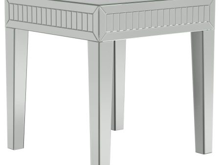 Whitfield - Square End Table - Silver Cheap