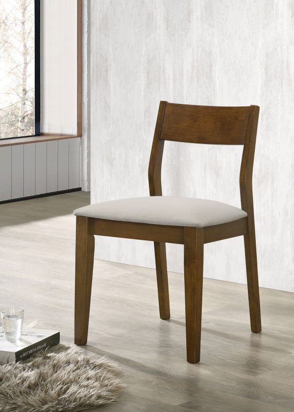 Almonte - Dining Chair Upholstered Seat (Set of 2) - Dark Brown Fashion