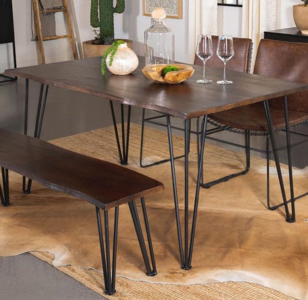 Topeka - Live Edge Dining Table - Mango Cocoa Discount