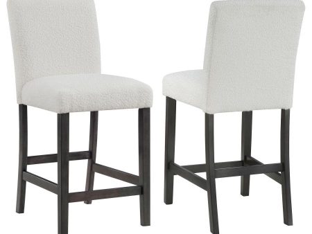 Alba - Boucle Upholstered Counter Height Dining Chair (Set of 2) Sale