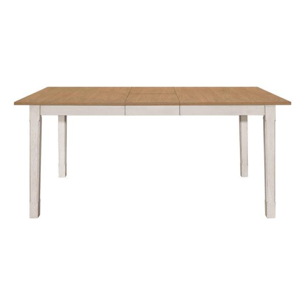 Kirby - Extension Leaf Dining Table - Rustic Off White Online Sale