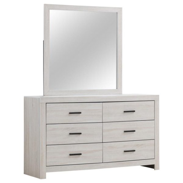 Brantford - 6-Drawer Dresser With Mirror Fashion