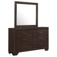 Kauffman - 6-Drawer Dresser with Mirror Online Sale