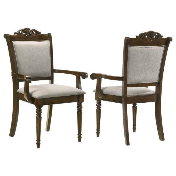 Willowbrook - Wood Dining Arm Chair (Set of 2) - Chestnut Hot on Sale