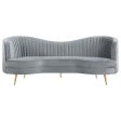 Sophia - Upholstered Channel Tufted Sofa Online Sale