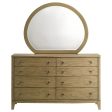 Granada - 8-Drawer Dresser And Mirror - Natural Pine For Sale