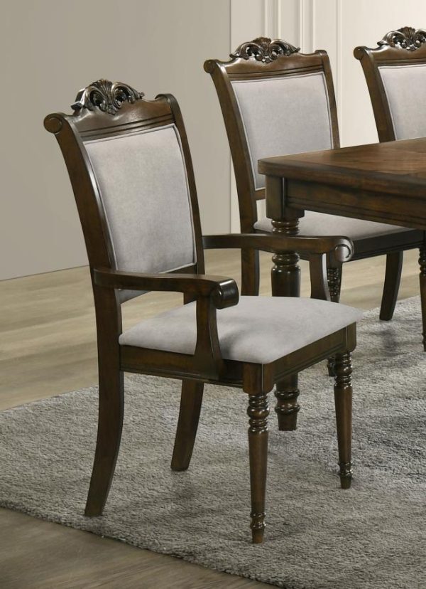 Willowbrook - Wood Dining Arm Chair (Set of 2) - Chestnut Hot on Sale