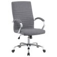 Abisko - Upholstered Adjustable Home Office Desk Chair - Gray For Cheap