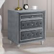 Antonella - Upholstered 3-Drawer Nightstand Online Sale