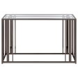 Adri - Glass Top Entryway Sofa Console Table Online