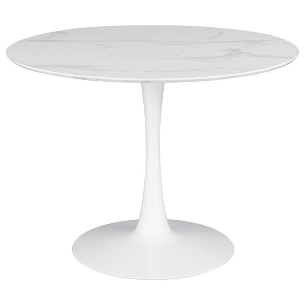 Arkell - Round Faux Marble Top Dining Table Online now