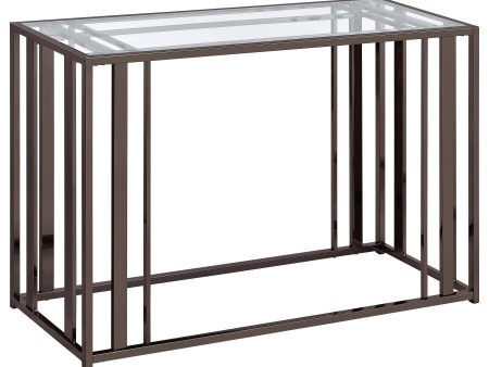 Adri - Glass Top Entryway Sofa Console Table Online