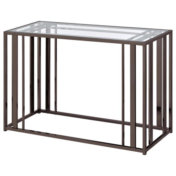 Adri - Glass Top Entryway Sofa Console Table Online