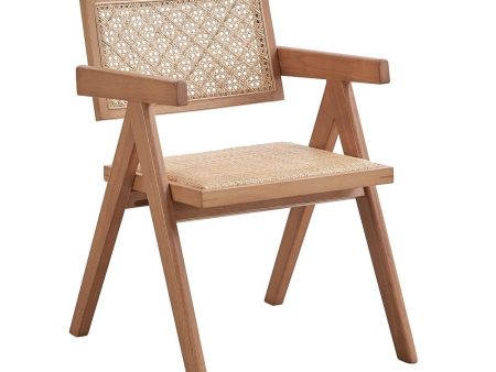 Velentina - Arm Chair (Set of 2) - Rattan & Natural Sale