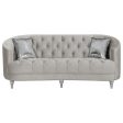 Avonlea - Upholstered Sloped Arm Sofa Set Velvet For Sale