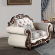 Pierce - Chair With Pillow - Beige Fabric & Cherry Finish Online Sale