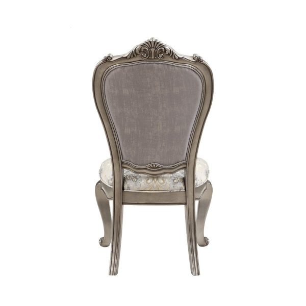 Ariadne - Side Chair (Set of 2) - Velvet & Antique Platinum Hot on Sale