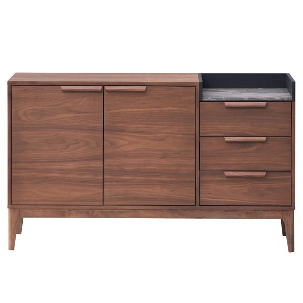 Bevis - Server - Green & Walnut Discount