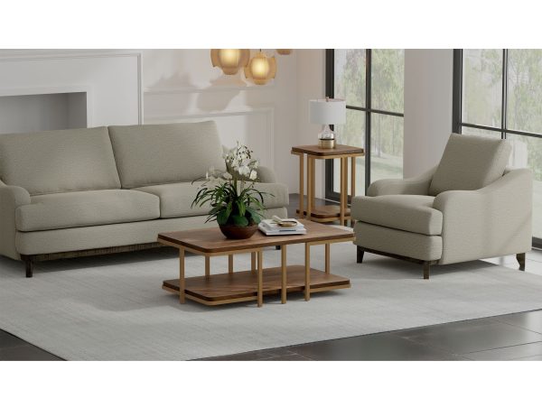 Alfa - Sofa - Almond Gray Fashion