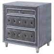 Antonella - Upholstered 3-Drawer Nightstand Online Sale