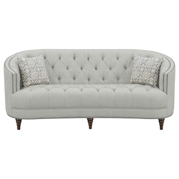 Avonlea - Upholstered Sloped Arm Sofa Set Fabric on Sale