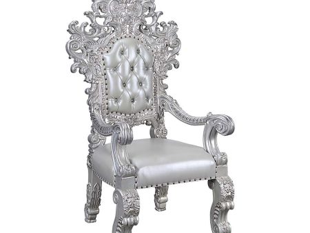 Valkyrie - Arm Chair (Set of 2) - Antique Platinum Fashion