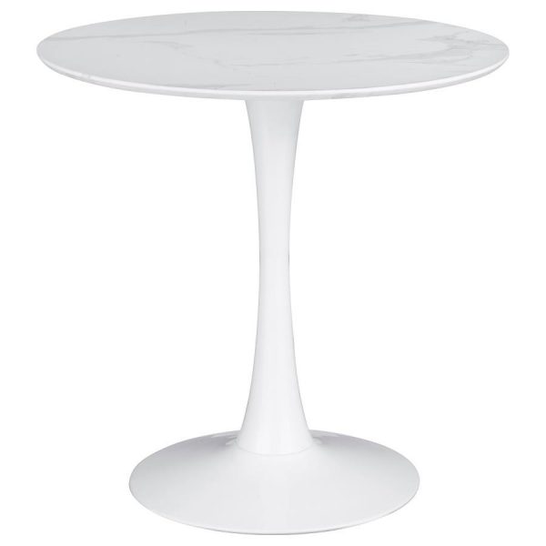 Arkell - Round Faux Marble Top Dining Table Online now